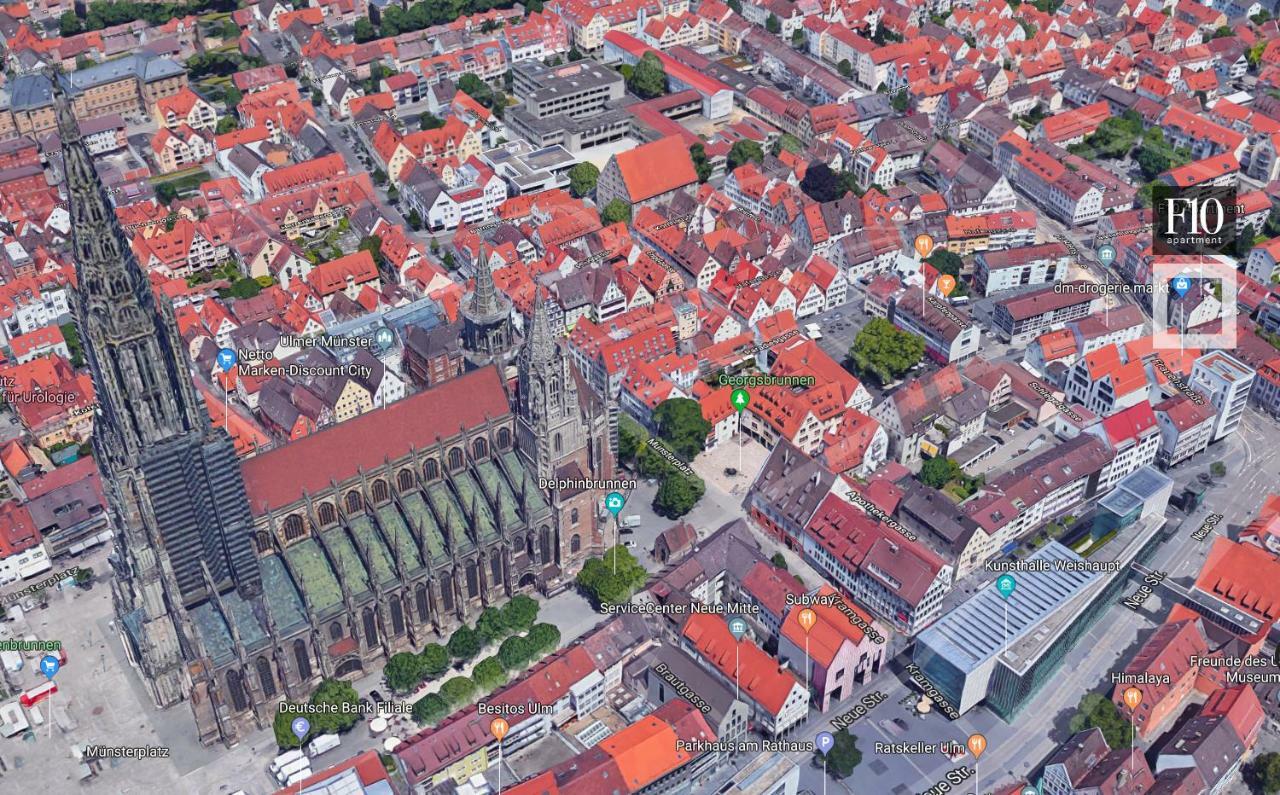 F10 Apartments Ulm Bagian luar foto